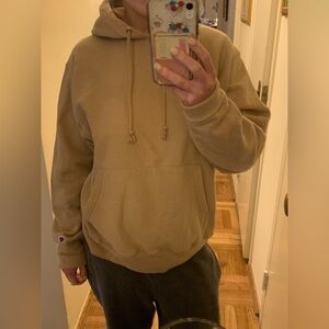 Tan champion hoodie